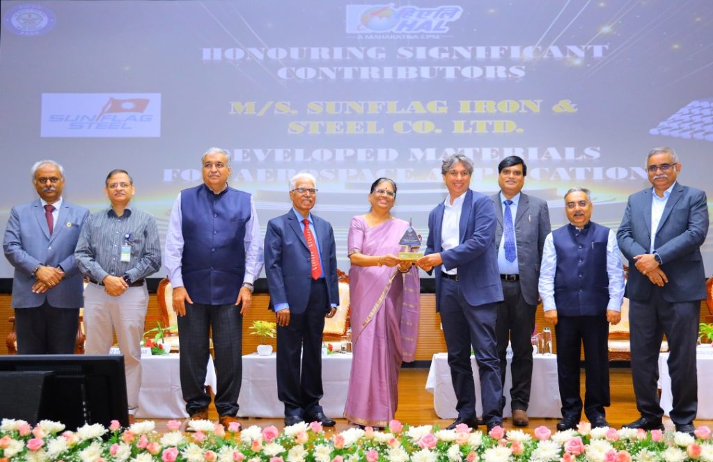Sunflag Steel Honoured by HAL at Seminar on Advanced Metallic Materials